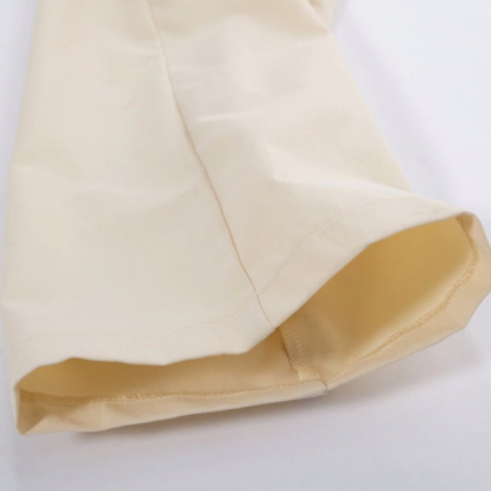 Cream High Waisted Jump Suit - Picture 12 of 12